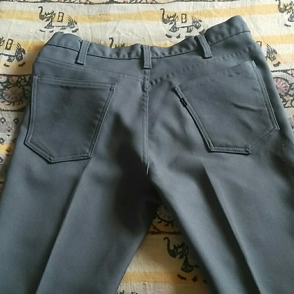 Vintage Levis Polyester Gray Jean 